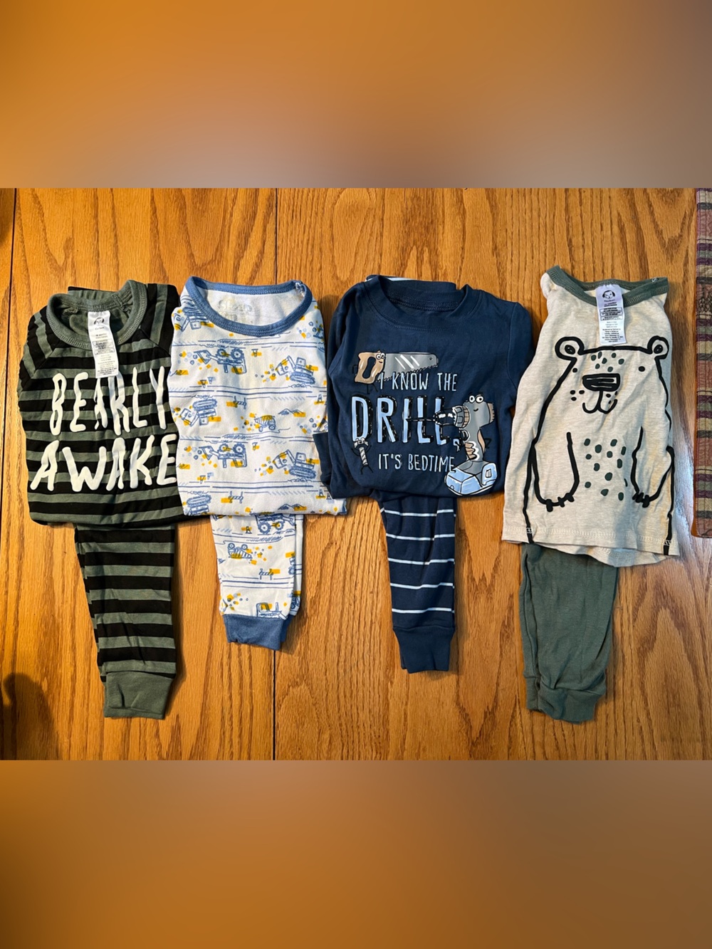 Kids Bundle Of PJ Sets, Carter’s & Gerber GUC, Size 18 months